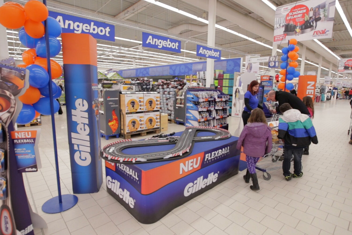 Projekte-UGW-Gillette-Promotion-Standaufbau