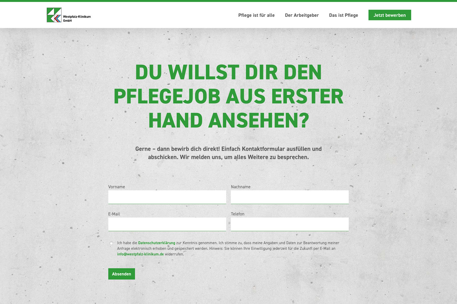 Projekte-WKK-Bewerbung-Screenshot