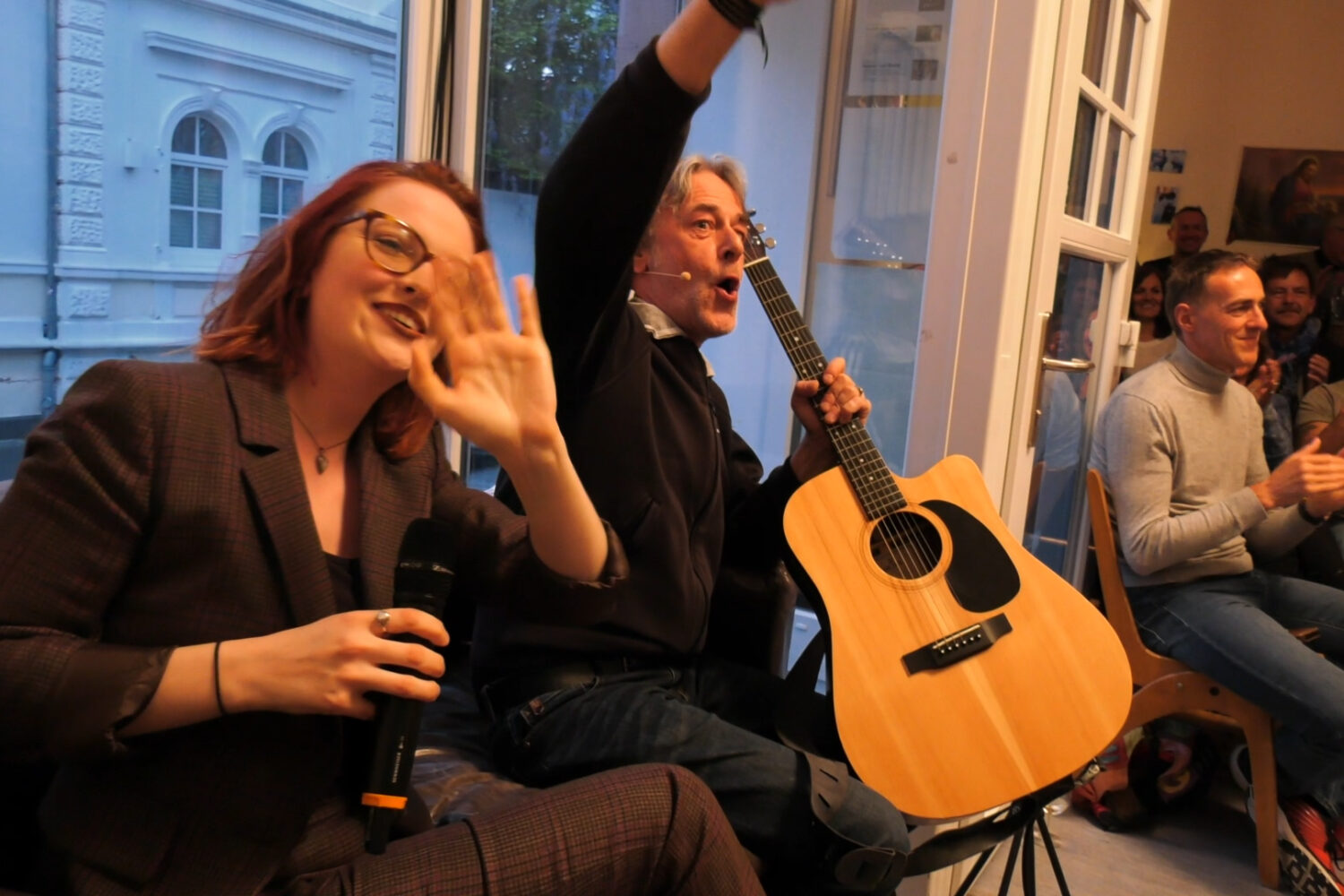Musik-Auftritt-Live