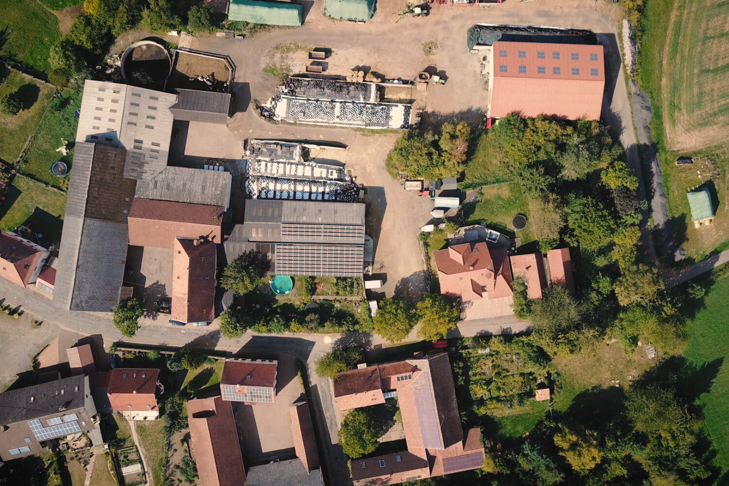 Bauernhof Guhl Luftbild Gerhardsbrunn