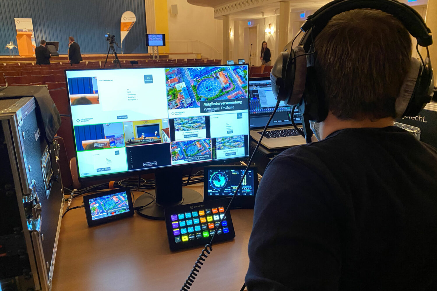 Mobile Regie zur Videoübertragung