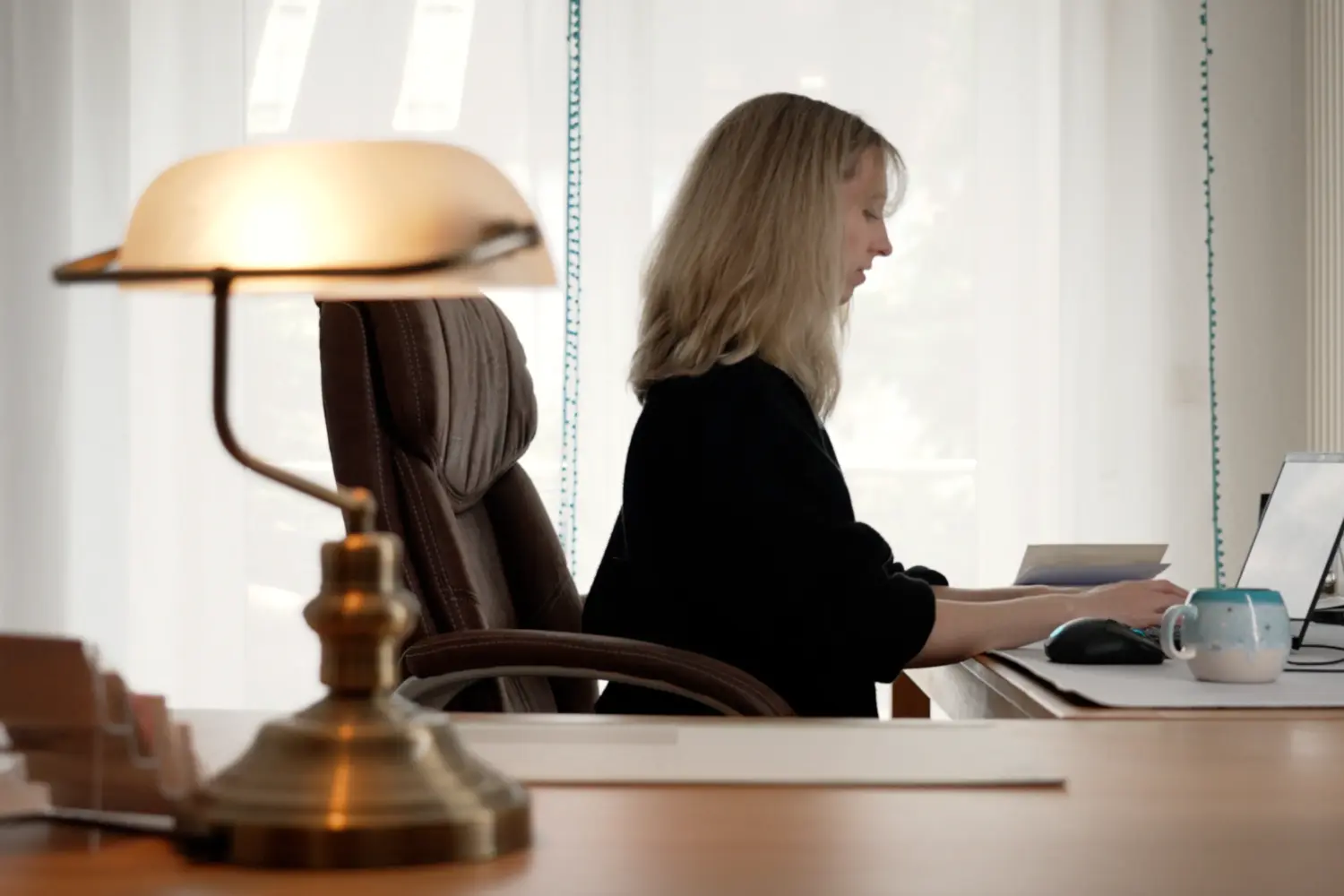Atmosphäre Homeoffice Dreharbeiten