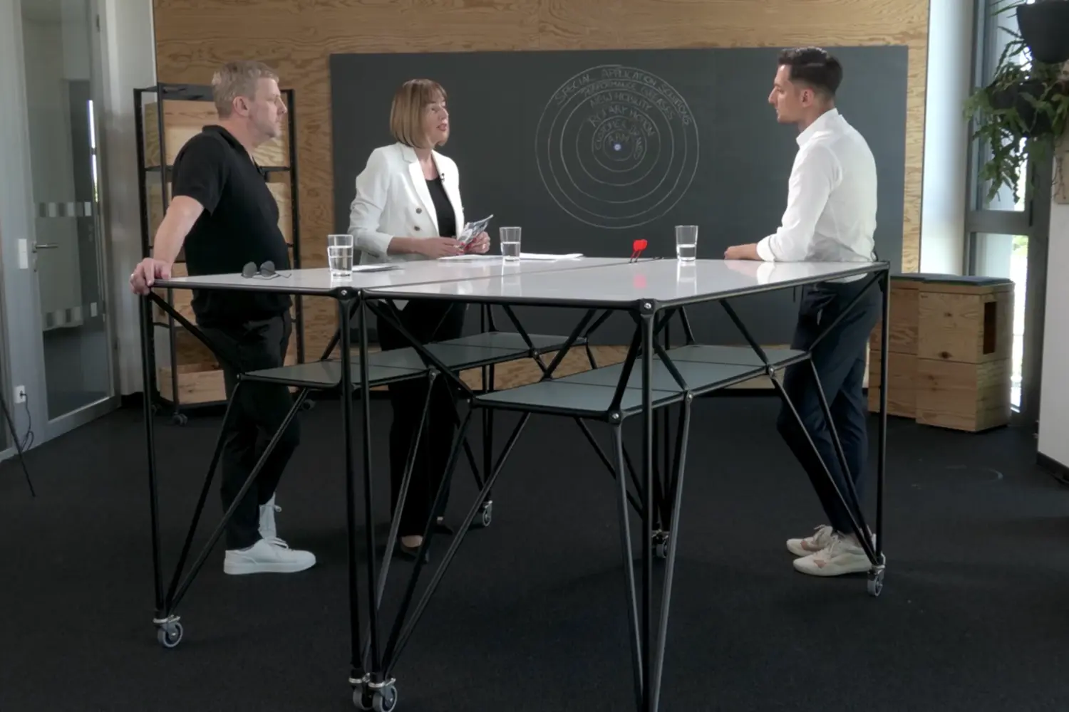 Business Talk mit Remote Kameras